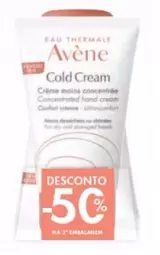 Oferta de Avène Cold Cream Creme de Mãos Concentrado, 2 x 50ml por 11,5€ em Farmácia Saude