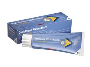 Oferta de Diclofenac Pharmakern MG, 10 mg/g-100 g x 1 gel bisnaga por 4,85€ em Farmácias Portuguesas