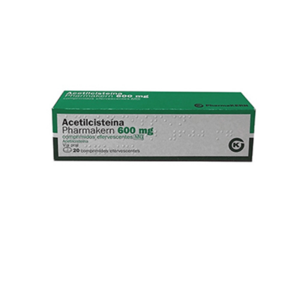 Oferta de Acetilcisteína Pharmakern MG, 600 mg x 20 comp eferv por 6,96€ em Farmácias Portuguesas