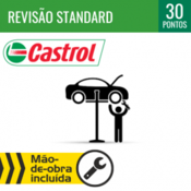 Oferta de REVISÃO STANDARD + ÓLEO CASTROL 10W40 por 80€ em Feu Vert