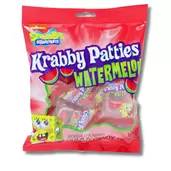 Oferta de Nickelodeon Spongebob Gummy Krabby Patties Watermelon Bag 72g por 2,95€ em Glood