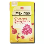 Oferta de Twinings Cranberry Raspberry 20's por 4,75€ em Glood