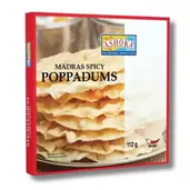 Oferta de Ashoka Madras Plain Poppadums 112g por 2,45€ em Glood