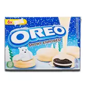 Oferta de Nabisco Oreo White Chocolate Snowy Enrobed 246g por 3,45€ em Glood