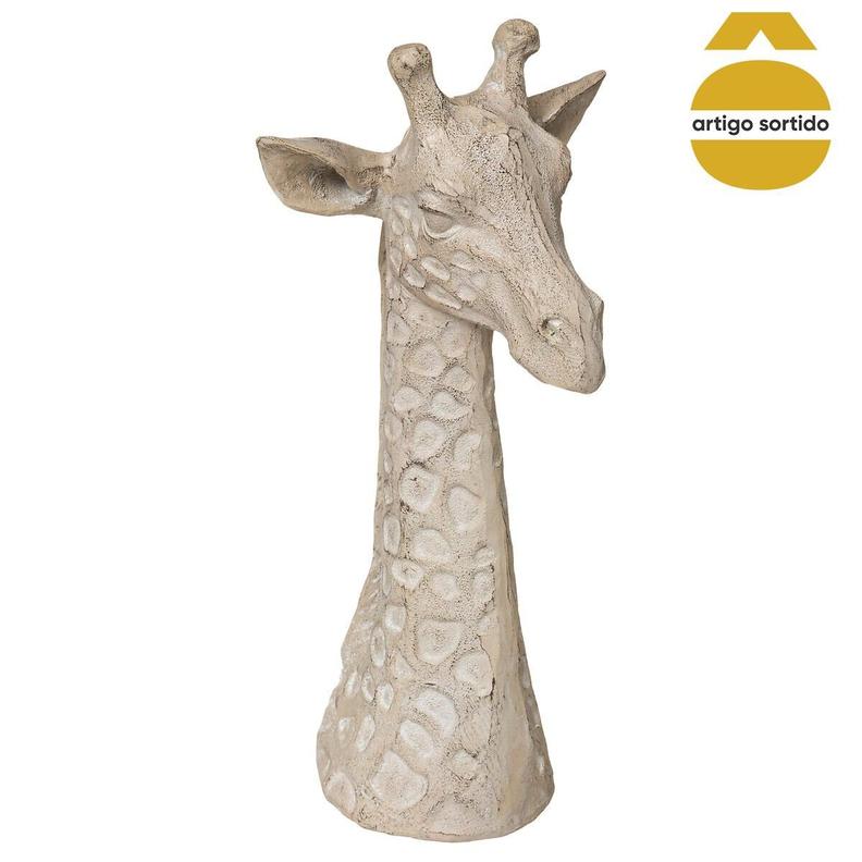 Oferta de Cabeça Girafa Safari 33cm por 9,99€ em hôma