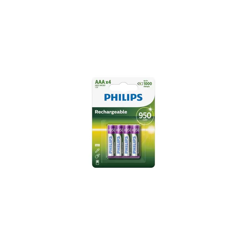 Oferta de Conjunto de 4 pilhas recarregáveis Philips h3re por 9,99€ em hôma