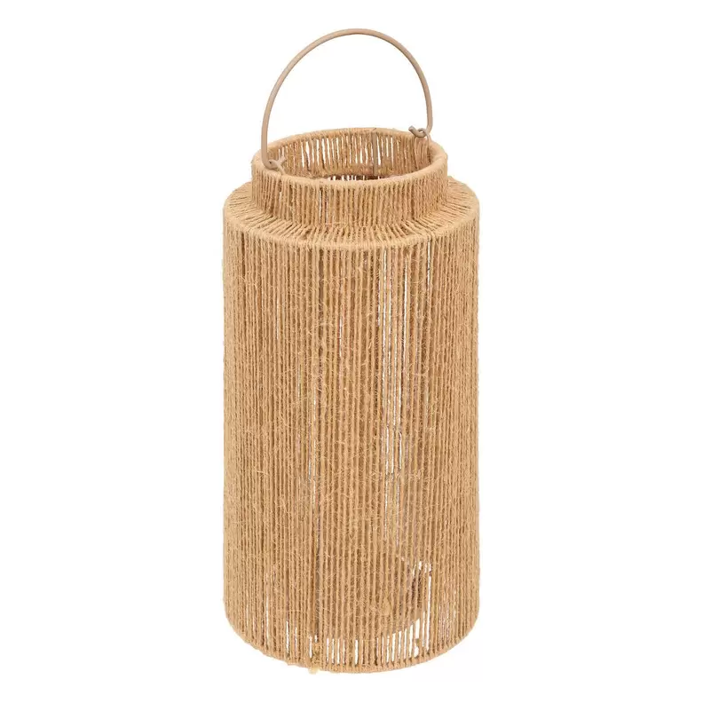 Oferta de Lanterna FLO bege em sisal 30cm por 14,99€ em hôma