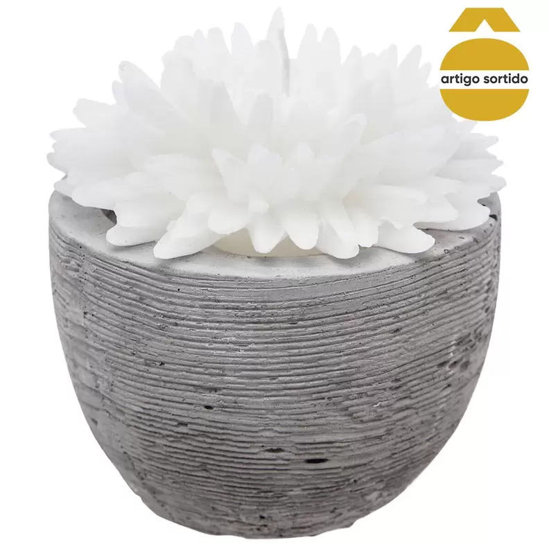 Oferta de Vela decorativa base em cimento 100g por 2,99€ em hôma