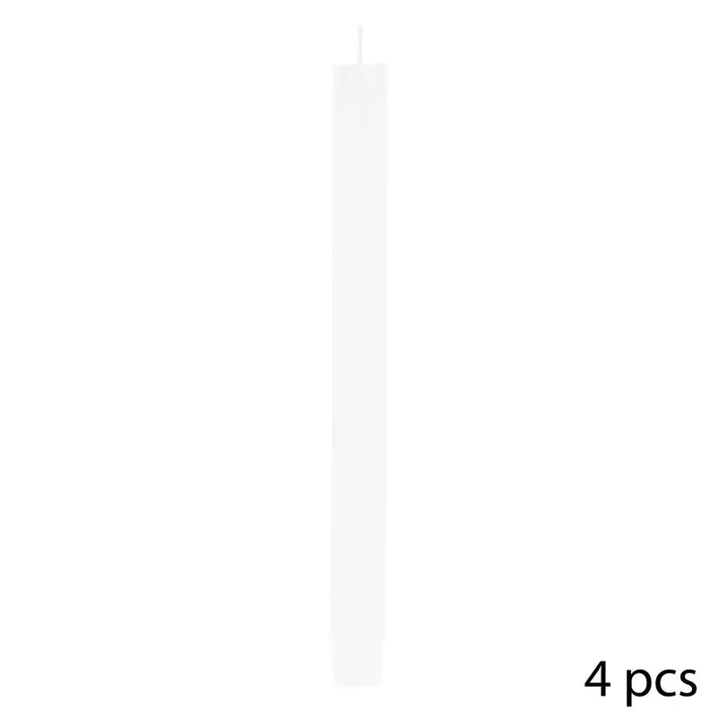 Oferta de Conjunto 4 Velas Rústicas Brancas por 4,49€ em hôma