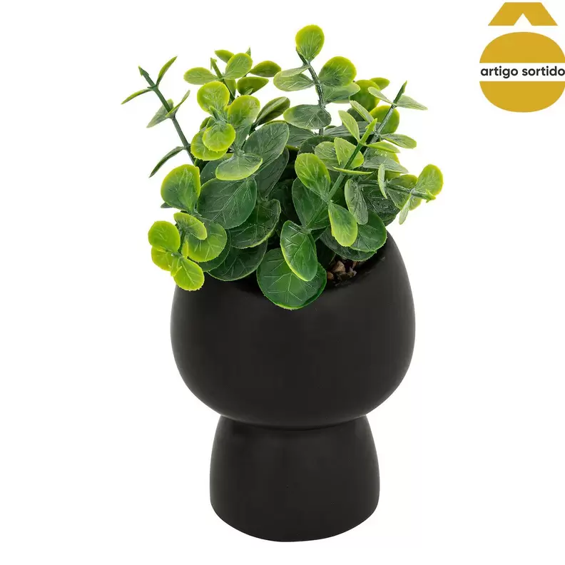 Oferta de Vasinho Com Planta Artificial Livy por 3,49€ em hôma