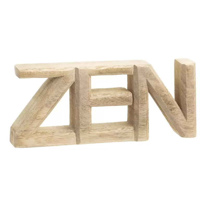 Oferta de Palavra Decorativa Zen Em Madeira por 9,99€ em hôma