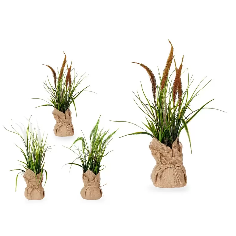 Oferta de Vaso Saco Com Planta Artificial 46cm por 7,99€ em hôma