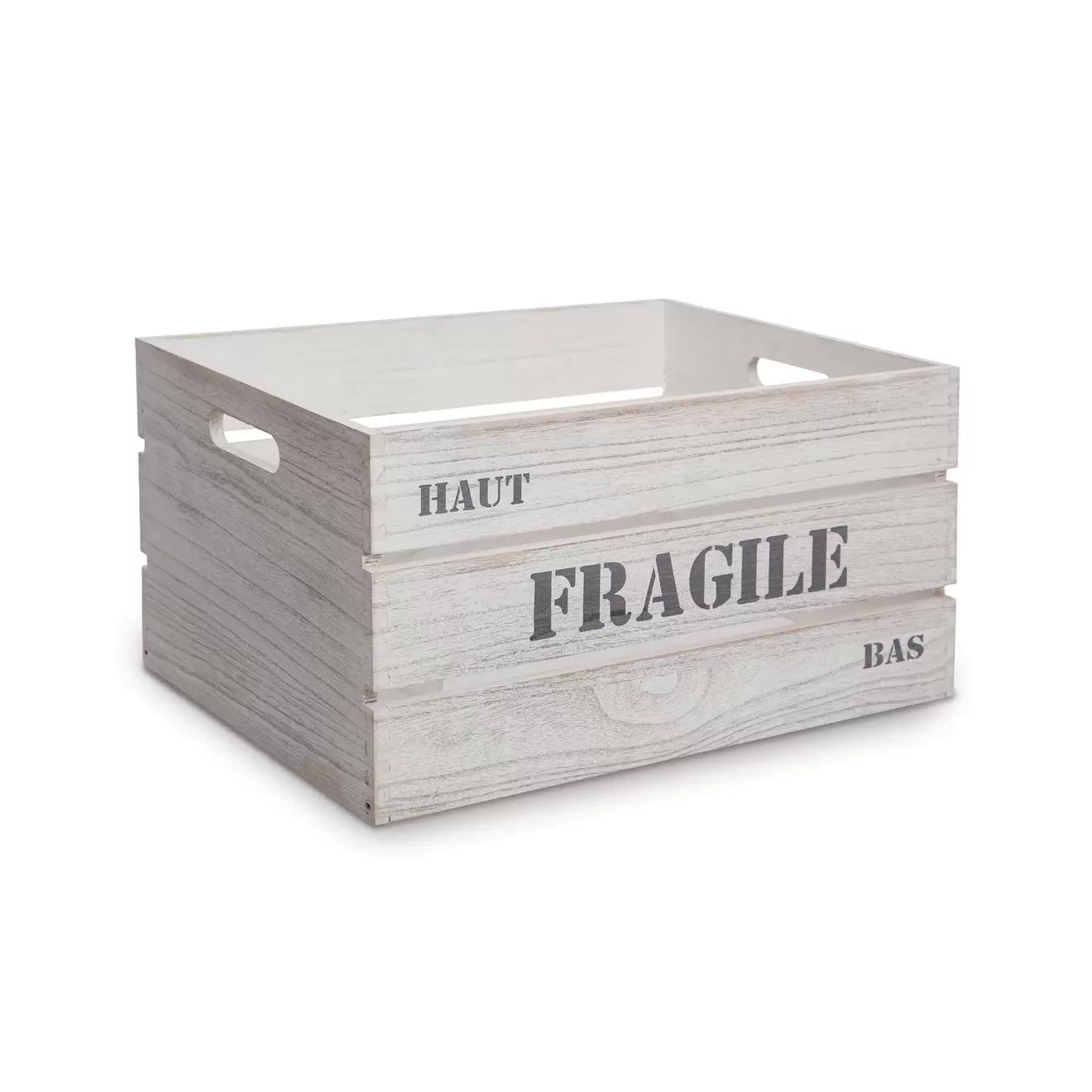 Oferta de Caixa De Madeira Fragile 31X21X16Cm por 6,99€ em hôma