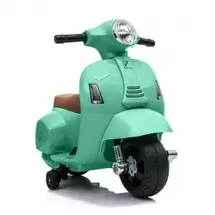Oferta de Mini Moto de Batería Vespa Verde por 99,99€ em Juguetoon