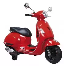 Oferta de Moto Vespa Roja Eléctrica para Niños por 169,99€ em Juguetoon