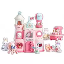 Oferta de Familia Conejitos Castillo Rosa por 37,99€ em Juguetoon