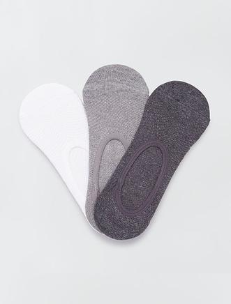 Oferta de Lote de 3 pares de meias invisíveis por 4,5€ em Kiabi