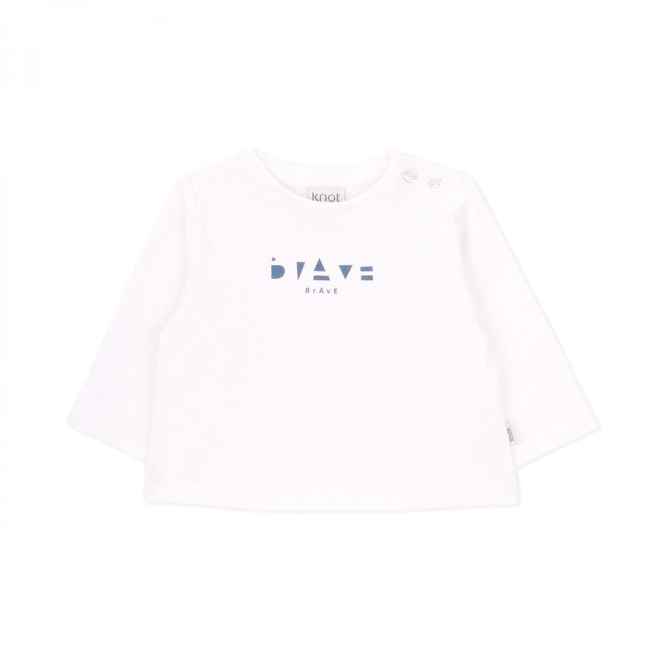 Oferta de T-shirt Brave manga comprida de recém-nascido em algodão por 13,5€ em Knot