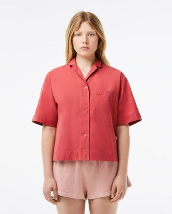 Oferta de Camisa de manga curta em algodão oversize por 130€ em Lacoste