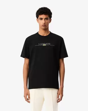 Oferta de T-shirt com Bordado de Fabrico Francês por 85€ em Lacoste