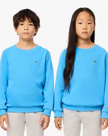 Oferta de Sweatshirt de flanela de algodão orgânico Lacoste para criança por 75€ em Lacoste