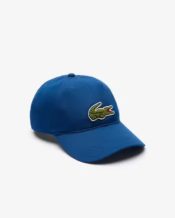 Oferta de Boné de Sarja de Algodão com Emblema de Crocodilo por 65€ em Lacoste