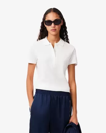 Oferta de Polo piqué de algodão stretch Lacoste para Mulher por 110€ em Lacoste