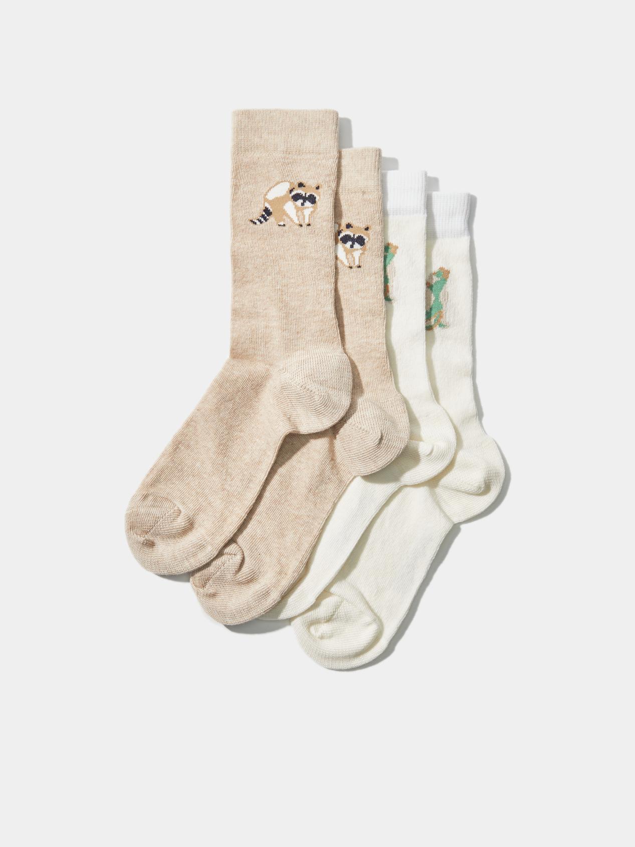 Oferta de Pack 2 pairs of socks por 10€ em Lion of Porches
