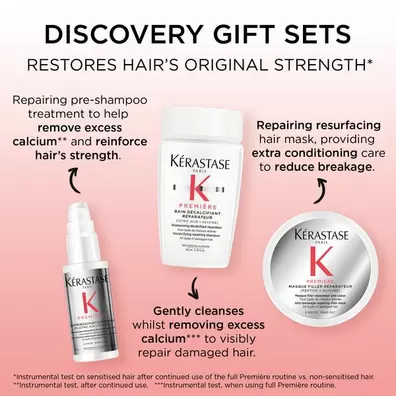 Oferta de Kérastase Première Discovery Set for Damaged Hair por 38,45€ em Look Fantastic