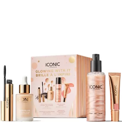 Oferta de ICONIC London Glowing With It Gift Set por 53,45€ em Look Fantastic