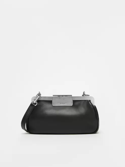 Oferta de Extra-small leather clutch bag por 1449€ em Max Mara