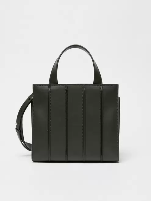 Oferta de Small leather Whitney Bag por 1245€ em Max Mara