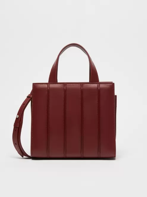 Oferta de Small leather Whitney Bag por 1245€ em Max Mara