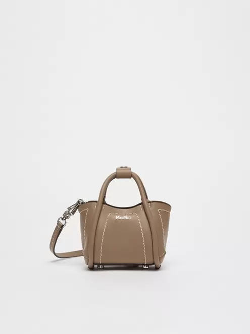 Oferta de Mini Marine Bag in smooth leather por 499€ em Max Mara