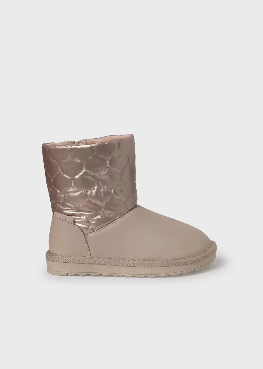 Oferta de Botins cano acolchoado menina por 43,99€ em Mayoral