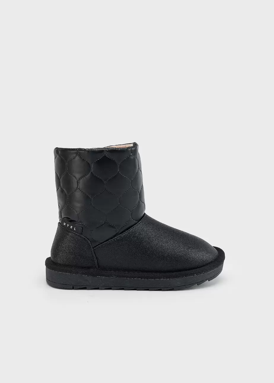 Oferta de Botins cano acolchoado menina por 45,99€ em Mayoral