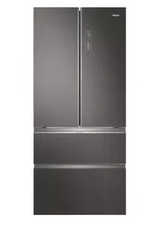 Oferta de Frigorífico Americano Haier HB18FGSAAA | 190x83x66,9 cm | 358 L | E | Prateado, Titânio por 1699,99€ em Media Markt