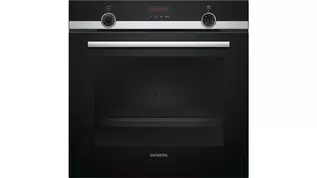 Oferta de Forno Elétrico Siemens iQ300 HB574AER0 | Pirolítico | 71 L | 59.4 cm | A | Aço inoxidável por 635,99€ em Media Markt