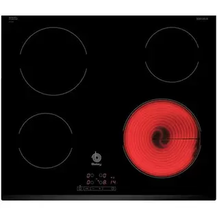 Oferta de Placa de Vitrocerâmica Balay 3EB720LR | Elétrica | 59.2 cm | 4 Zonas | Preto por 252,99€ em Media Markt