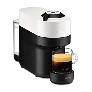 Oferta de Máquina de Café Krups Nespresso Vertuo Pop XN9201 – Coconut por 29€ em Media Markt