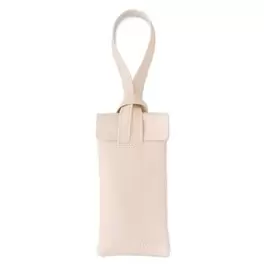 Oferta de Bolsa de Pele para Óculos Cor Beje por 3,99€ em Well's