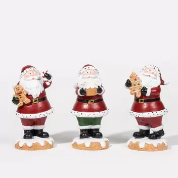 Oferta de Conjunto de Bonecos Decorativos de Natal PAI NATAL por 17,85€ em VIVA