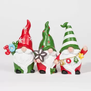 Oferta de Conjunto de Bonecos Decorativos de Natal GNOMO por 14,85€ em VIVA