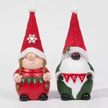 Oferta de Conjunto de Bonecos Decorativos de Natal JOY por 17,89€ em VIVA