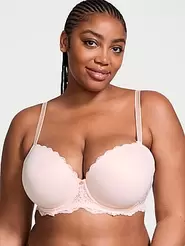 Oferta de Smooth & Lace Lightly Lined Classic Coverage Demi Bra por 56,81€ em Victorias Secret