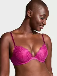 Oferta de Rose Lace Push-Up Bra por 68,19€ em Victorias Secret