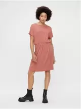 Oferta de Vestido curto fluido e manga curta por 14,99€ em Venca