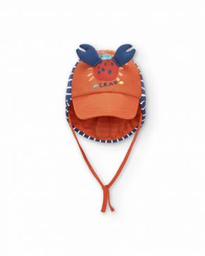 Oferta de Chapéu de malha vermelho para menino Coleção Frutti por 16,99€ em Tuc Tuc