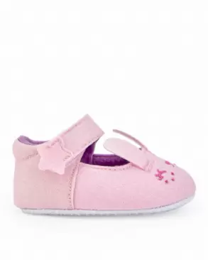 Oferta de Tênis infantil em rosa com brilho e detalhes de estrela coleção Glitter Tales por 15,99€ em Tuc Tuc