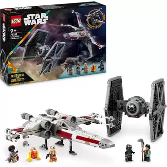 Oferta de LEGO - Star Wars - TIE Fighter e X-Wing Fundidos 75393 por 109,99€ em Toys R Us